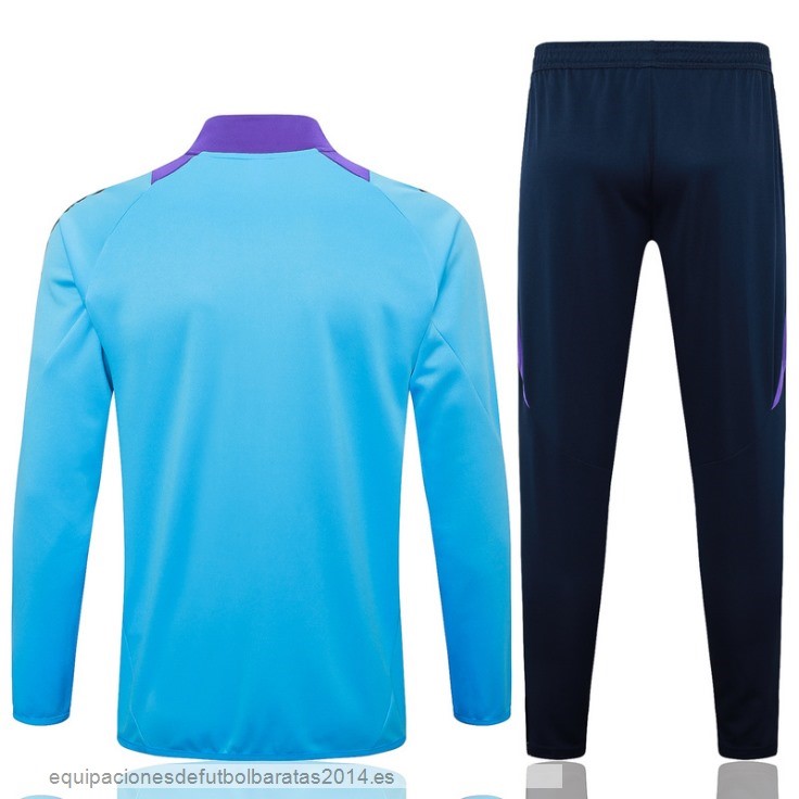 Nuevo Conjunto Completo Ropa Deportiva Con Cremallera Larga Argentina 2024 Azul Purpura Negro Baratas